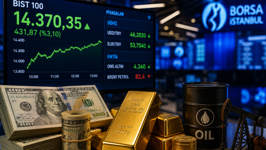 Piyasalarda gün sonu: Altın, döviz borsa ve petrol fiyatlarında son durum