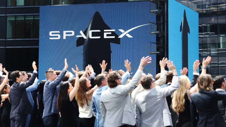 SpaceX hissesi sert düşüşün ardından toparlandı