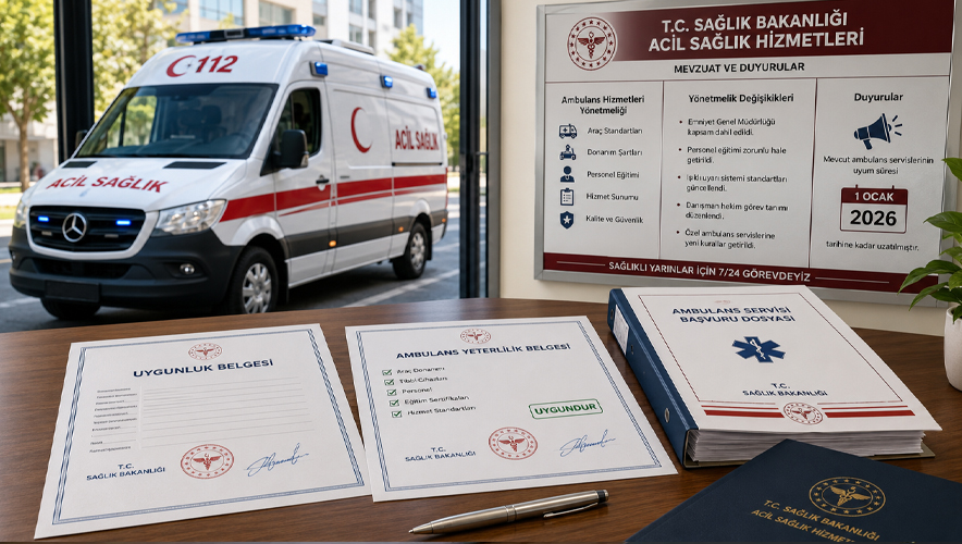 Ambulans hizmetleri yönetmeliği değişti