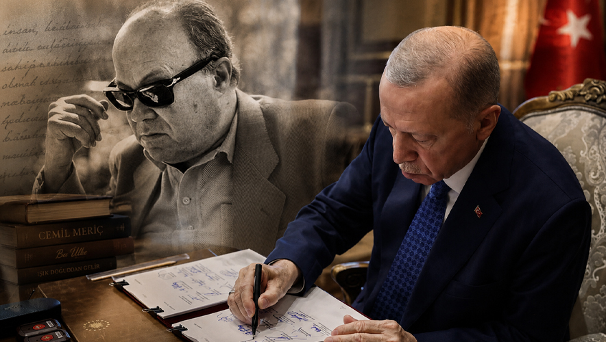 Cumhurbaşkanı Erdoğan, Cemil Meriç'i vefatının 39'uncu yılında andı