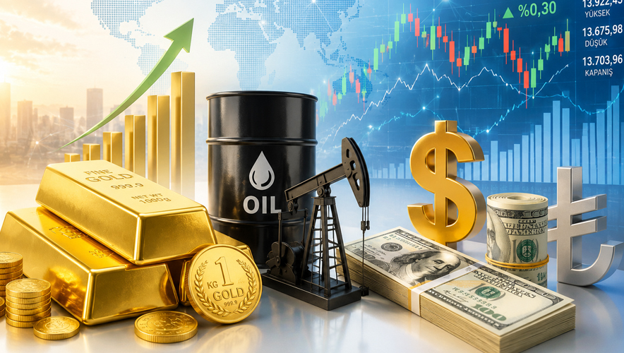 Gün sonu rakamları açıklandı: Altın, döviz borsa ve petrol fiyatlarında son durum