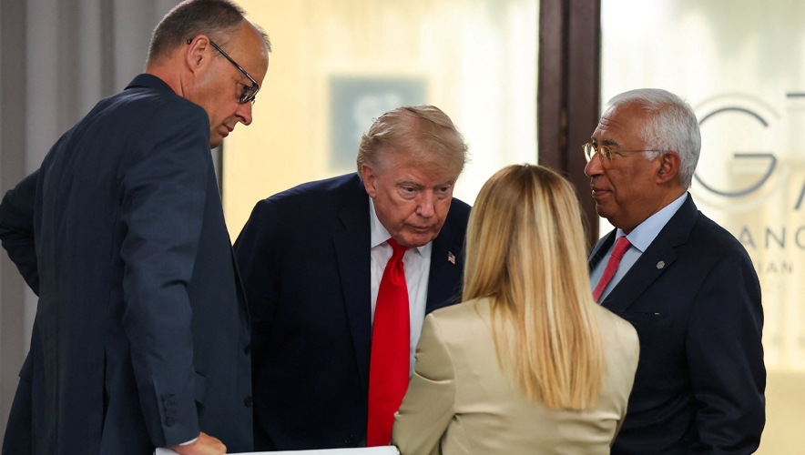 Trump ile Meloni G7 zirvesinde buzları eritmeye çalıştı: Papa krizi sonrası ilk temas