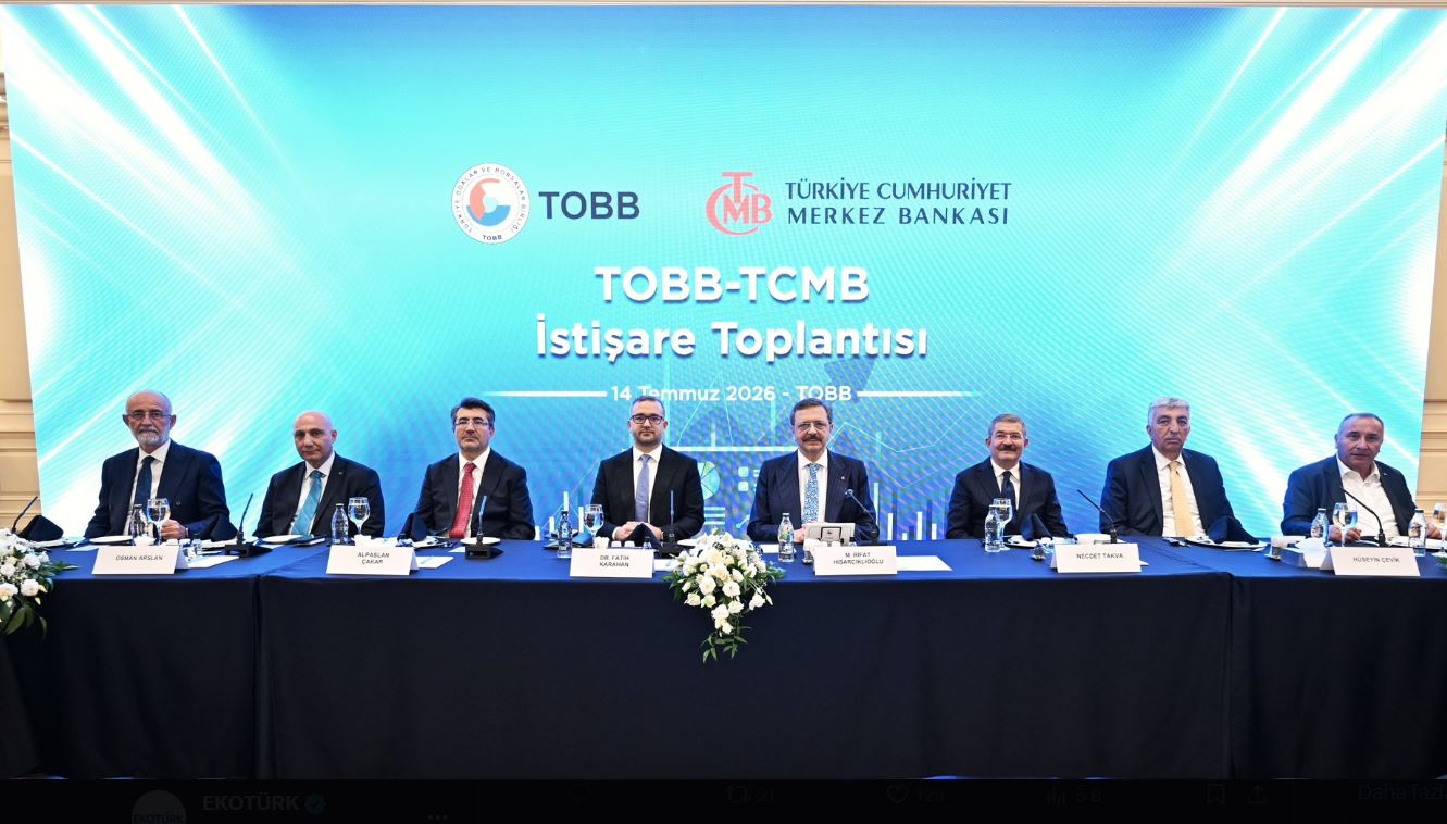 TOBB Başkanı Hisarcıklıoğlu TCMB Başkanı Karahan ile görüştü