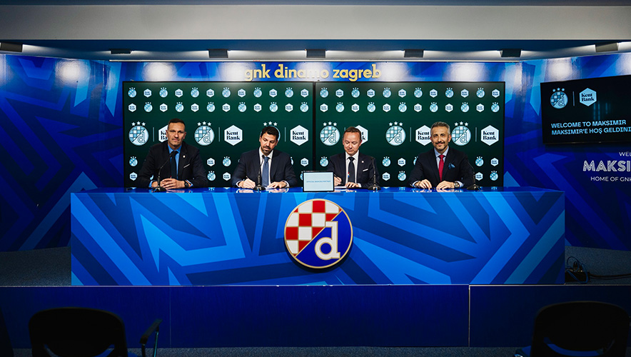 KentBank, GNK Dinamo'nun resmi bankacılık partneri ve forma sponsoru oldu