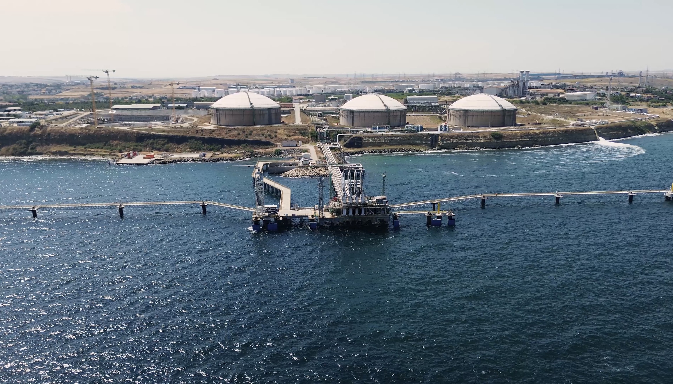 Marmaraereğlisi LNG Terminali'nde depolama kapasitesi artırılıyor