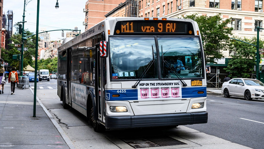 New York otobüsleri için hızlandırma planı devrede