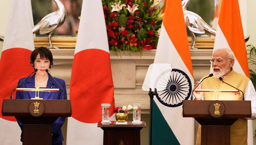 Japonya ve Hindistan ekonomik güvenlikte iş birliğini büyütüyor