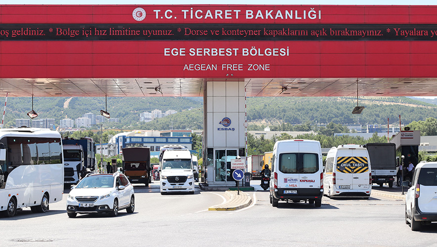 Serbest bölgelerde ticaret 14,3 milyar dolara ulaştı, ihracat payı yüzde 45,7 oldu