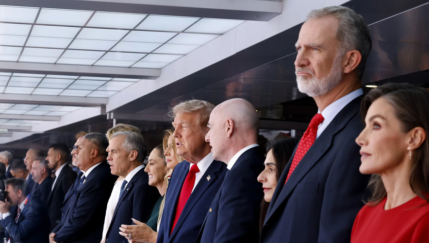 Trump Dünya Kupası finalini tribünden izledi