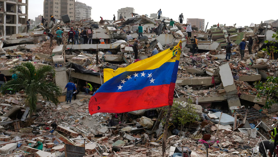 Venezuela depreminde can kaybı 3 bin 342'ye yükseldi