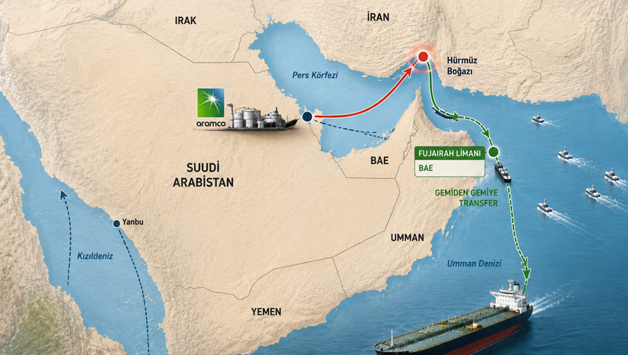 Hürmüz’de sorun bitmedi: Aramco petrol için yeni yol arıyor