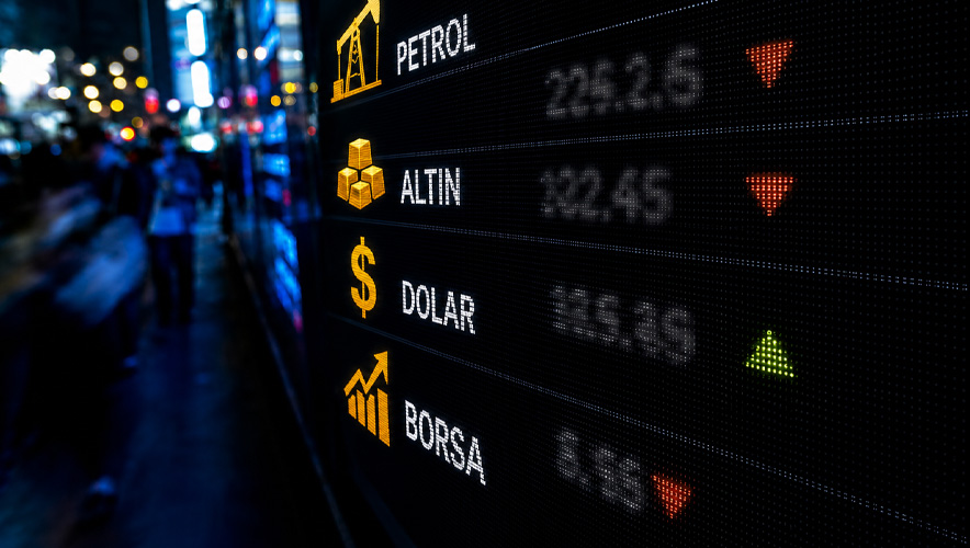 Piyasalarda gün ortası: Borsa düştü, altın geriledi, dolar 48,82 lirada