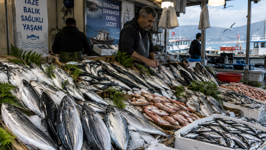 Balık tezgahlarında bereket: Palamut 50 liraya kadar düştü