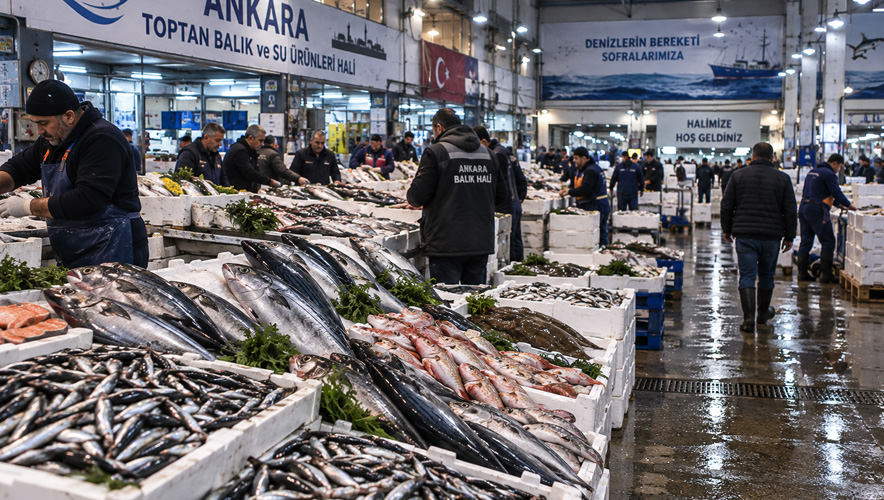 Ankara'da balık sezonu açıldı: Hamsi ve palamut tezgahlarda