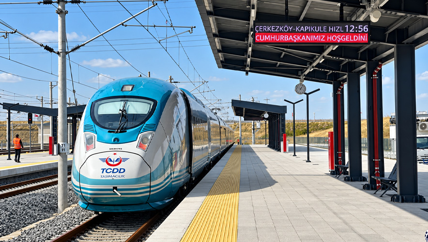 Çerkezköy-Kapıkule Hızlı Tren Hattı açılıyor: Trakya'da ulaşım süresi kısalacak