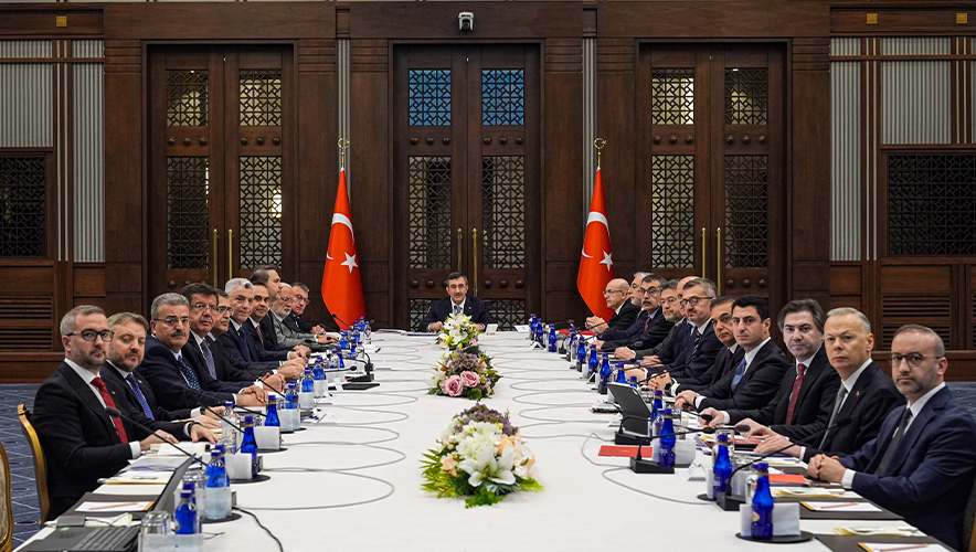 Ekonomi Koordinasyon Kurulu toplandı: Ekonomi yönetimi Külliye'de bir araya geldi