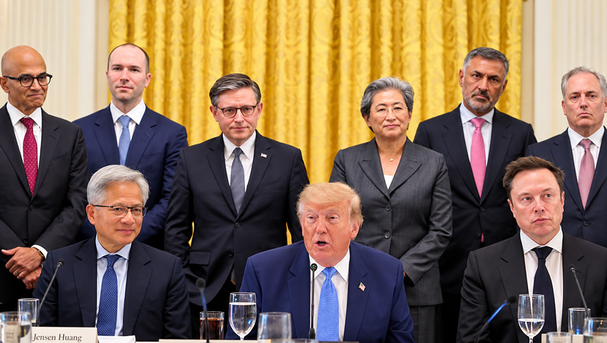 Trump'tan Elon Musk ve Jensen Huang'a Ulusal Bilim Madalyası