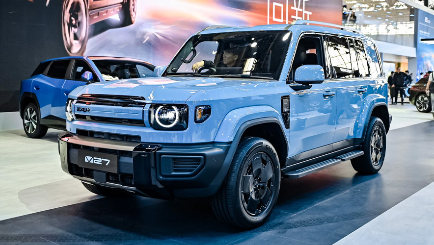 Chery'den Land Rover Defender'a rakip: Yeni SUV İngiltere yolunda