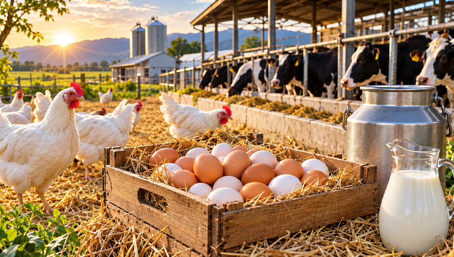 Türkiye'nin gıda üretiminde yeni tablo: Süt ve yumurta arttı, tavuk eti aylık düştü
