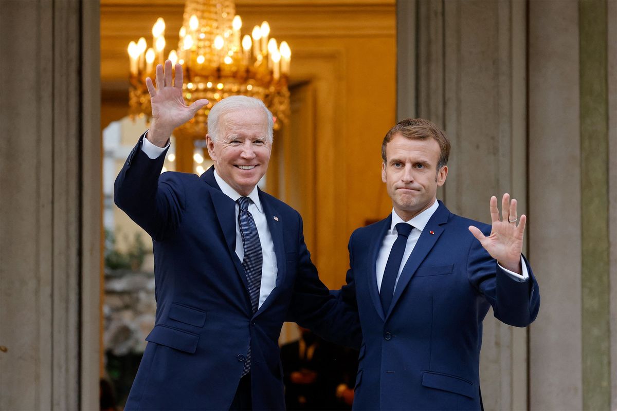 Macron ile Biden