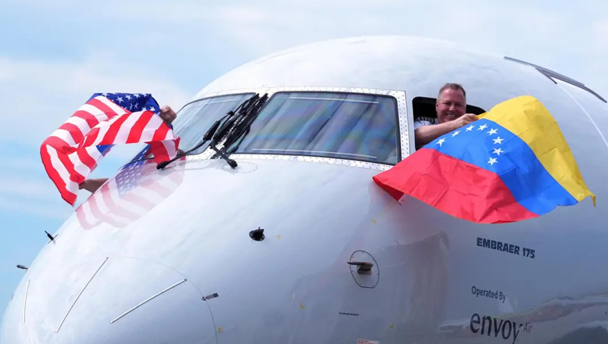ABD ile Venezuela arasında 7 yıl sonra ilk sefer gerçekleşti