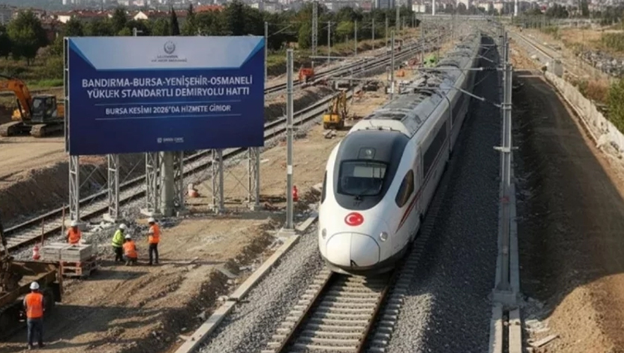 Bursa-Osmaneli hızlı tren hattında çalışmalar sona yaklaştı