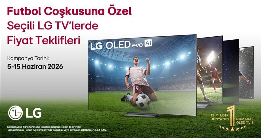 LG’den Dünya Kupası öncesi televizyon kampanyası
