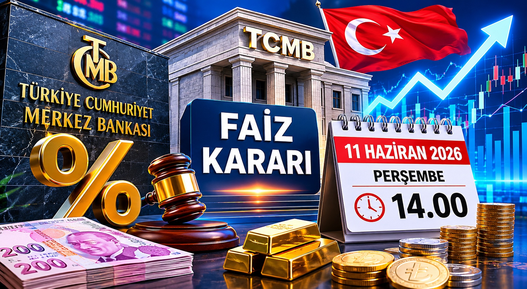 Merkez Bankası haziran faiz kararı 11 Haziran’da açıklanacak